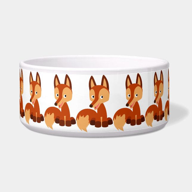 Tigela Fox Pet Bowl, Boca de Cartoon de Cunha (Frente)