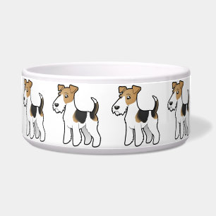 Tigela Fox Terrier do fio dos desenhos animados