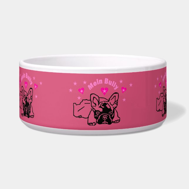 Tigela Französische Bulldoggen Hundenapf Napf (Frente)