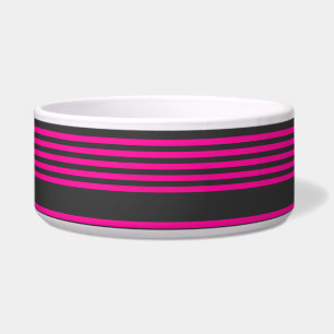 Tigela Fuchsia e carvão de cinco faixas