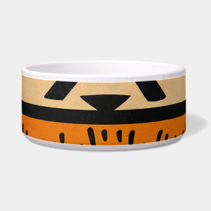 Tigela Fundo africano em cores quentes