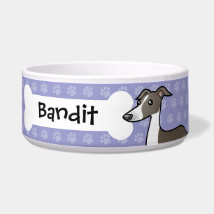 Tigela Galgo dos desenhos animados/Whippet/galgo italiano