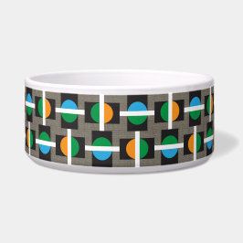 Tigela Galo de cães com padrão multicolorido - A Avenida