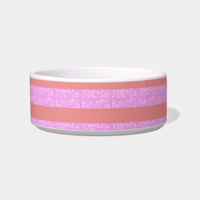 Tigela Gamas Geométricas Rosa (Frente)