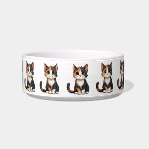 Tigela Gatinho Malhado Caprichoso com Atitude de Gato