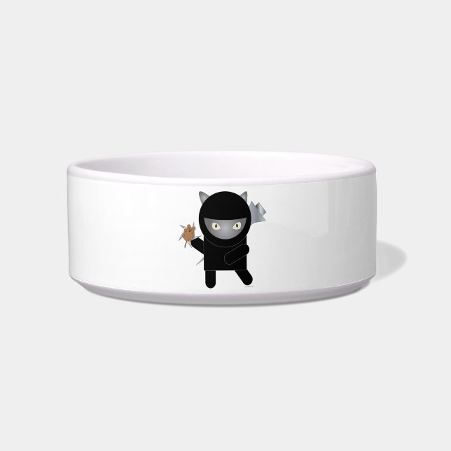 Tigela Gatinho Ninja Pet Bowls (Frente)
