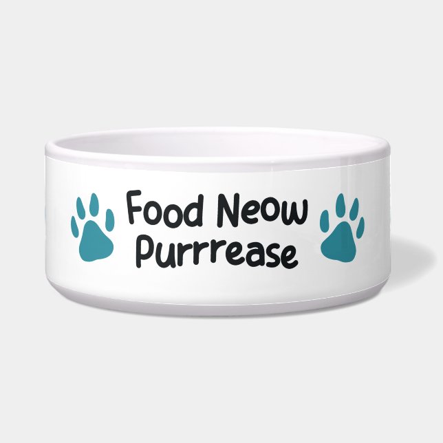 Tigela Gato com fome (Frente)