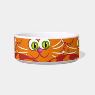 Tigela Gato de Cartoon
