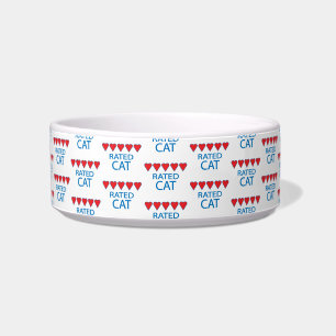 Tigela Gato de Cinco Corações