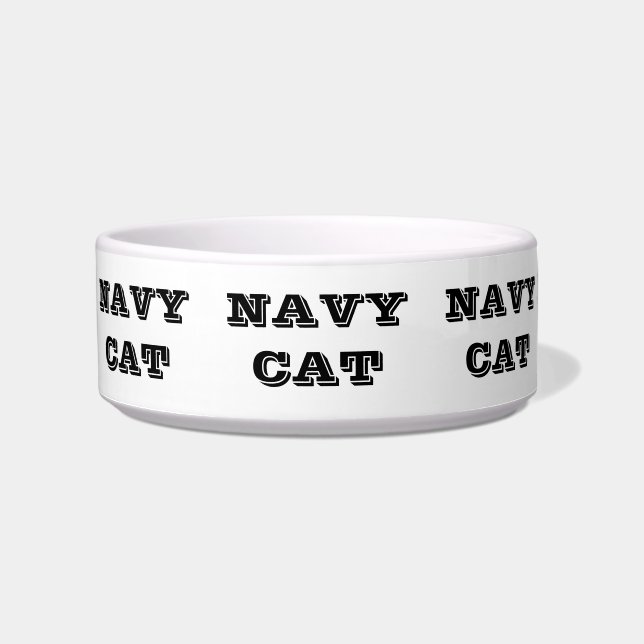 Tigela Gato de Marinho Pet Bowl (Frente)