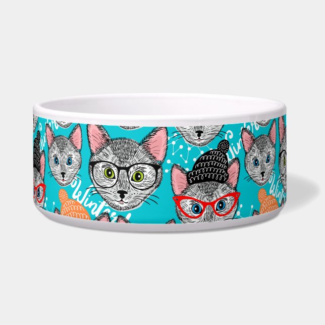 Tigela Gato no chapéu (Frente)