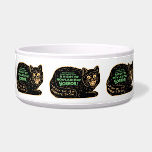 Tigela Gato Preto Vintage Halloween