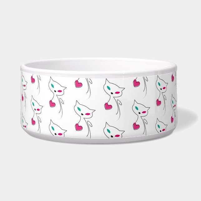 Tigela gato solitário (Frente)