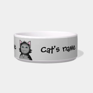 Tigela Gatos cinzentos engraçados