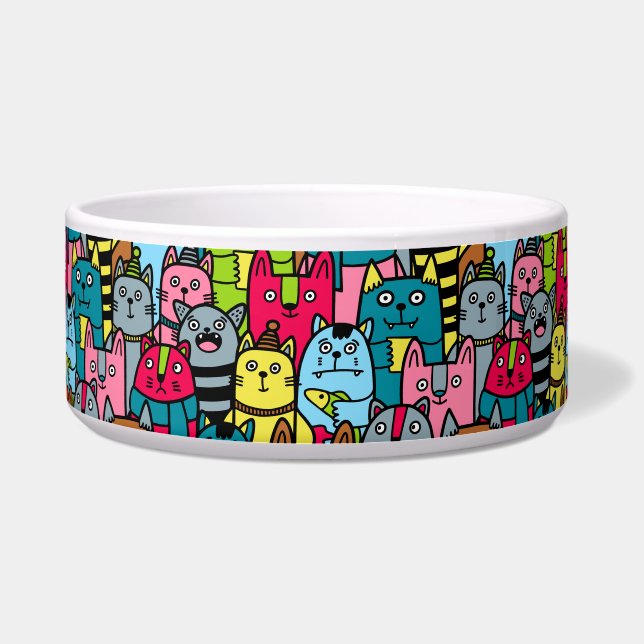 Tigela Gatos e gatinhos (Frente)