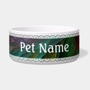 Tigela Gênesis Nova Abstrato Art Dog Bowl