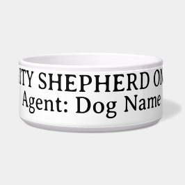 Tigela German Shepherd Dog Bowl