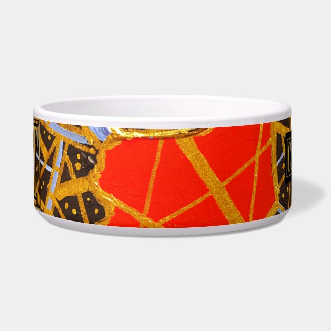 Tigela  GOLD 11L25 - Ceramic Pet Bowl - GGAST (Frente)