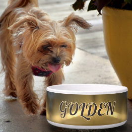 Tigela Golden Refraction Pet Dog