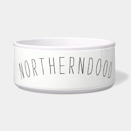 Tigela Grande bacia cerâmica do cão