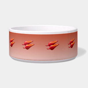 Tigela grande para animais de estimação Pimentões