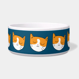 Tigela Grande para Pet de Gato Sonolento Fofa