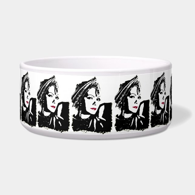 Tigela Greta in Black and White (Frente)