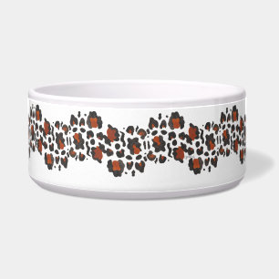Tigela Grrr Wild Animal Print Chevron Large Pet Bowl