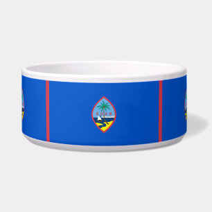 Tigela Guam Flag Pet Bowl