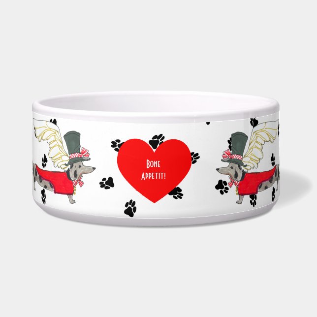 Tigela Gulliver Angels Dachshund Dog Bowl (Frente)