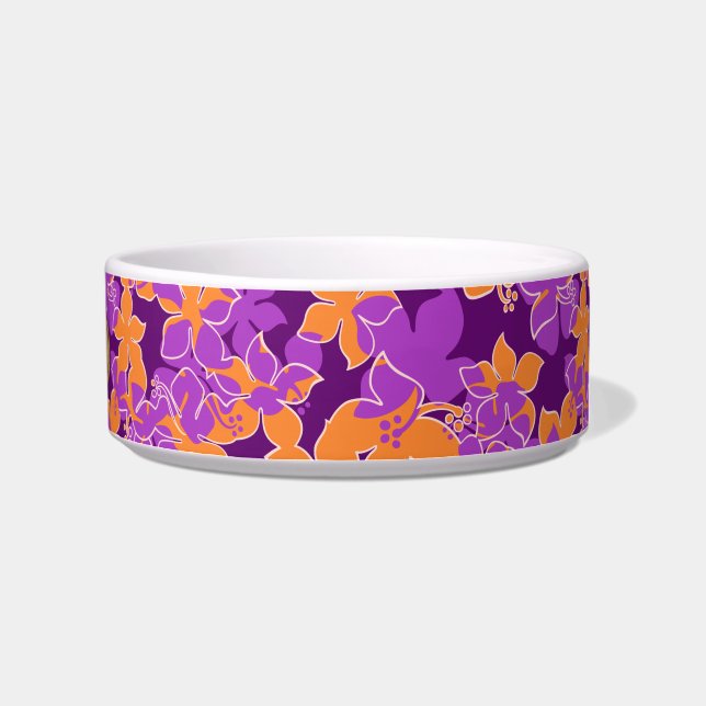 Tigela Hanalei Hawaiian Hibiscus Pet Bowls (Direita)
