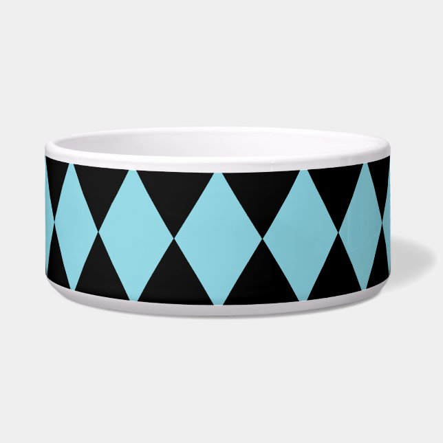 Tigela Harlequin Sky e Black (Frente)
