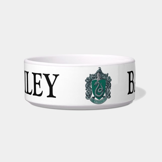 Tigela Harry Potter | Slytherin Crest Green (Frente)
