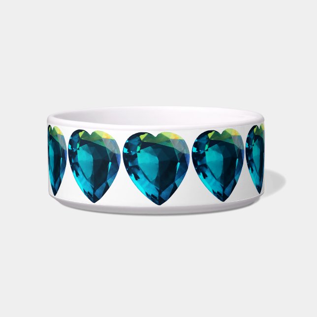 Tigela Heart Aquamarine, Blue (Frente)