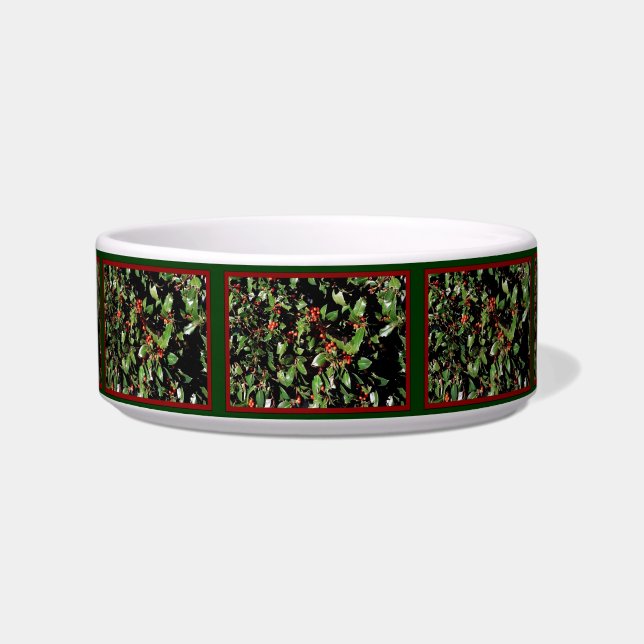 Tigela Holly & Berries Pet Bowl (Frente)