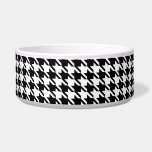 Tigela Houndstooth Preto e Branco