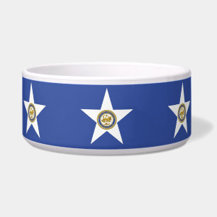 Tigela Houston Flag Pet Bowl