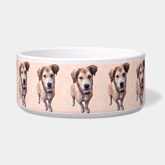 Tigela Husky Puppy Ceramic Pet Bowl