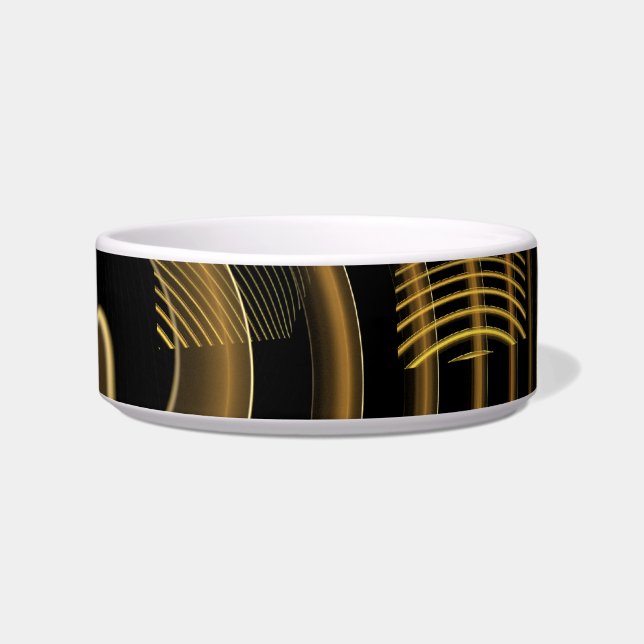 Tigela Hypnosis Abstrato Art Cat Bowl (Frente)