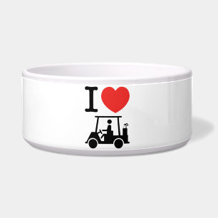 Tigela I Heart (Love) Golf Cart