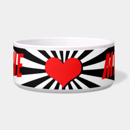 Tigela I love my dog mit Herz