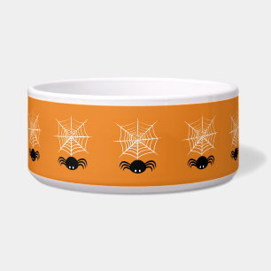 Tigela Ilustração Assustadora de Aranha de Halloween