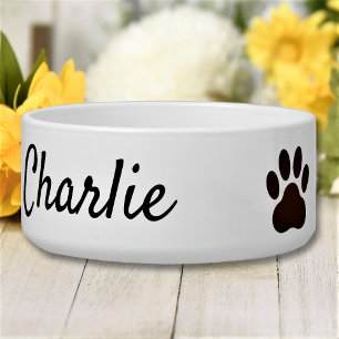 Tigela Imagem Personalizada e Nome Grande Pet Bowl