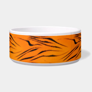 Tigela Impressão de Leopardo Laranja