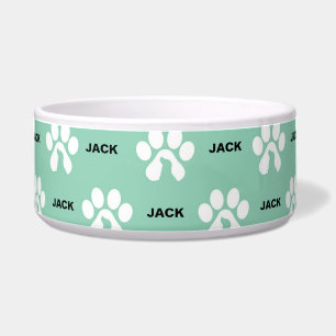 Tigela Impressão de Pata Cachorro Personalizado
