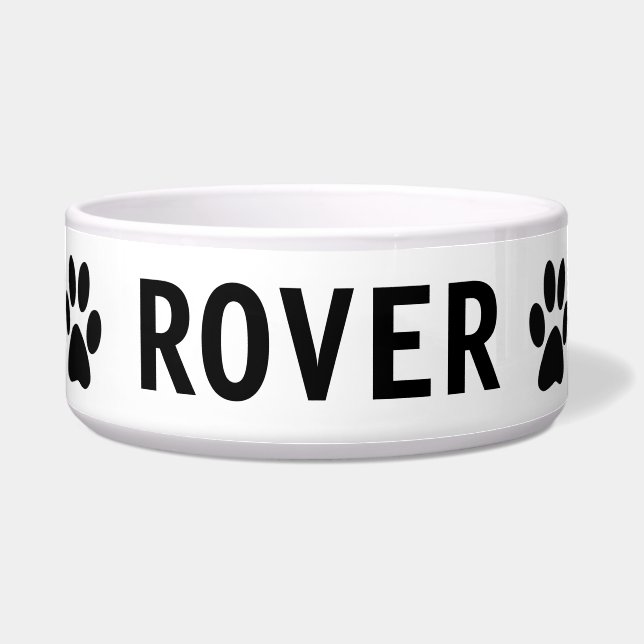 Tigela Impressão de Paw (Frente)