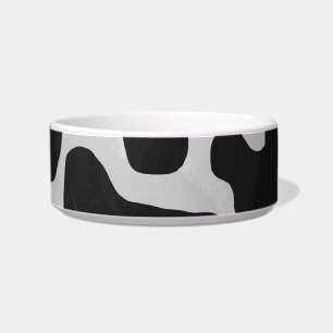 Tigela Impressão de Vaca Preta e Branca