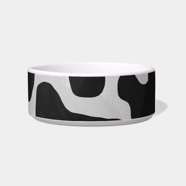 Tigela Impressão de Vaca Preta e Branca (Direita)