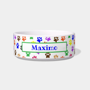 Tigela Impressões Coloridas Pet Personalizado