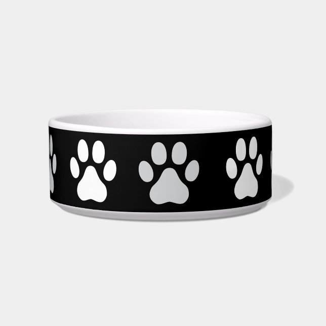 Tigela Impressões de Patas de Animais com 4 Dedos (Frente)